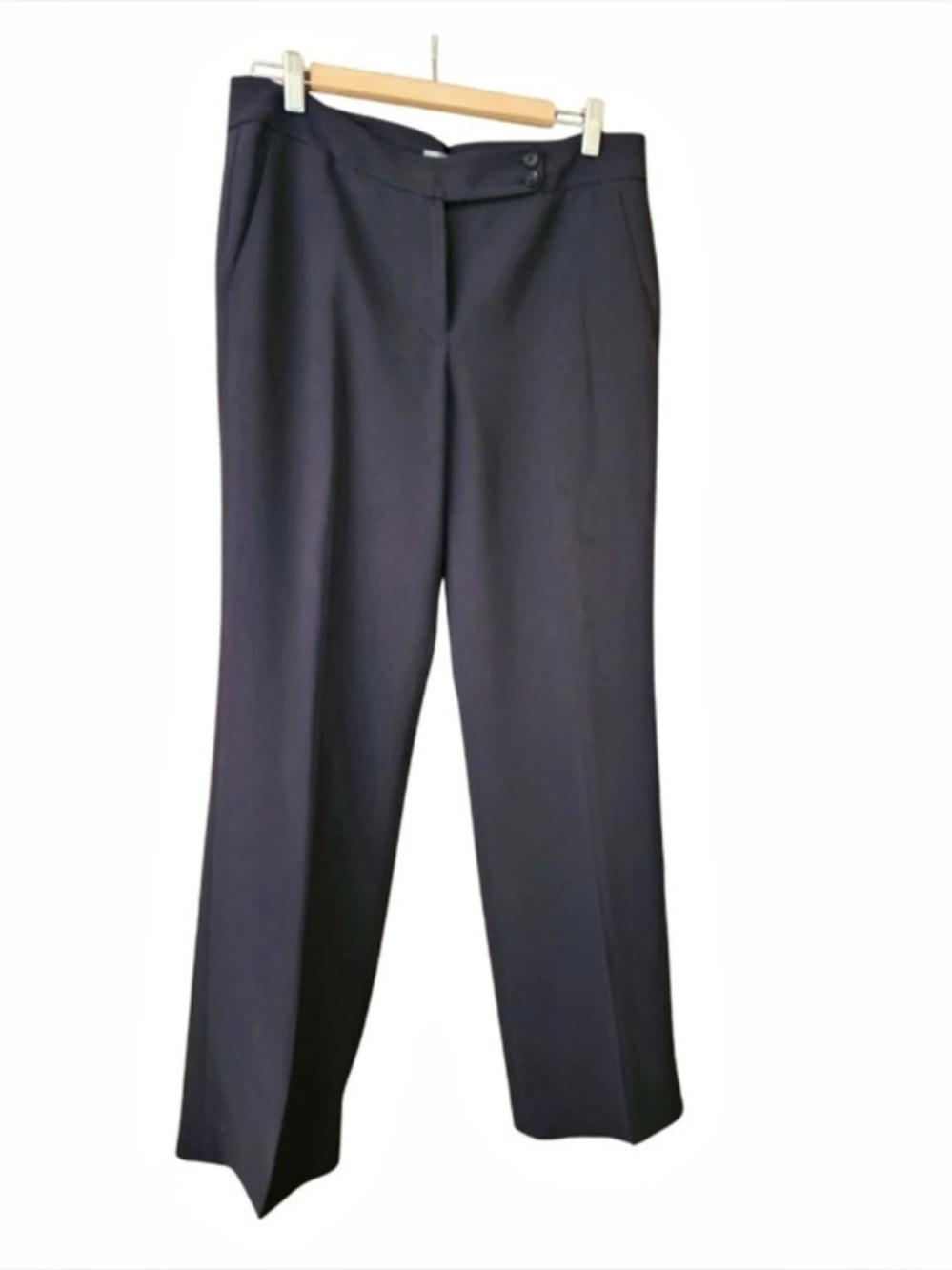 Ann Taylor Margo Straight Leg Trousers In Brown